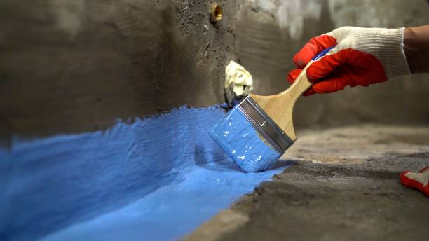 Commercial Waterproofing project at a Fayette, AL business property by SJ Waterproofing Pros
